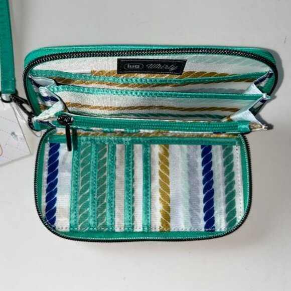 Lug Whirly RFID Wristlet Wallet Oasis Teal Green - Picture 11 of 15